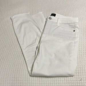 Talbots white denim Capri